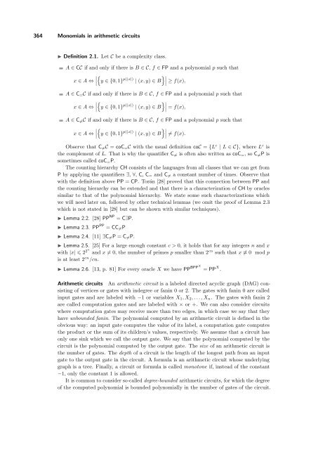 Complete problems in the counting hierarchy - DROPS - Schloss ...