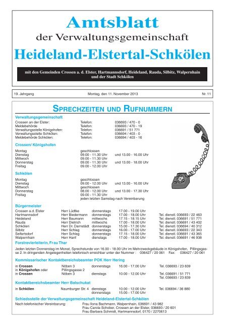 Amtsblatt 11/13 - Hartmannsdorf