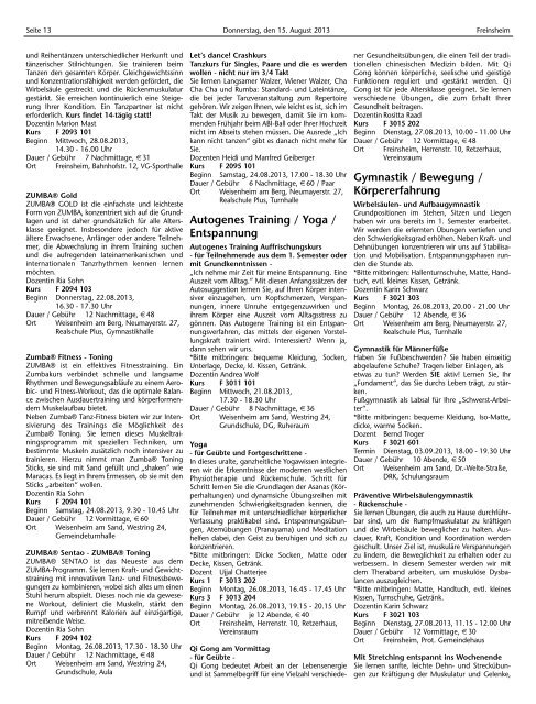 Verbandsgemeinde Freinsheim - Urlaubsregion Freinsheim