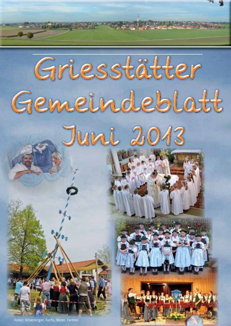 Gemeindeblatt Juni 2013 - Griesstätt