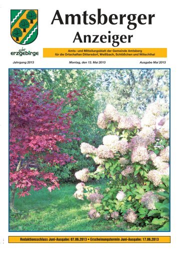 Amtsberger Anzeiger - in der Gemeinde Amtsberg