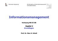 Informationsmanagement - Fachbereich Informatik und ...