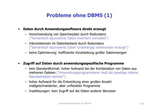 Informationsmanagement - Fachbereich Informatik und ...