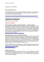 01/09 - Interdisziplinäre Fakultät - Universität Rostock