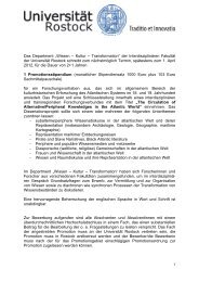 Das Department „Wissen – Kultur – Transformation“ der ...