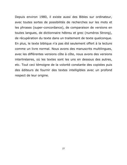 La Bible des Réformateurs et les instruments d'amputation.