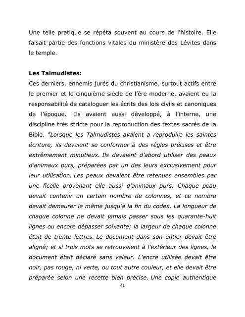 La Bible des Réformateurs et les instruments d'amputation.