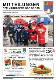 Gemeindezeitung 3/2013 - Sooss