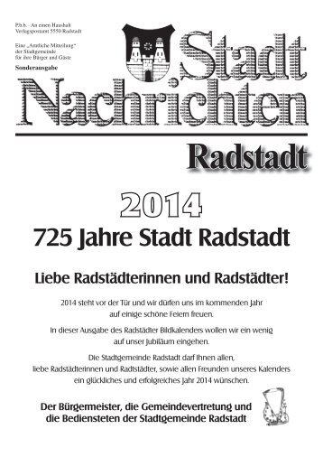 Radstadt Kalender 2014.indd - T-COM Trattner KG