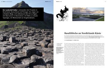 Basaltblöcke an Nordirlands Küste - Bauwelt