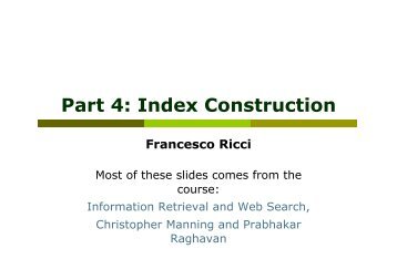 Part 4: Index Construction