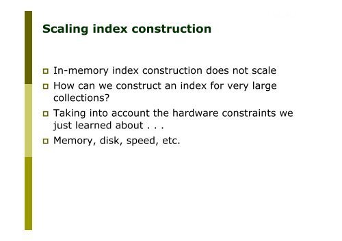 Part 4: Index Construction