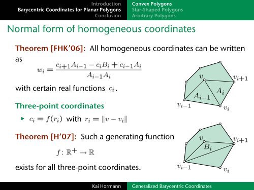 Generalized Barycentric Coordinates