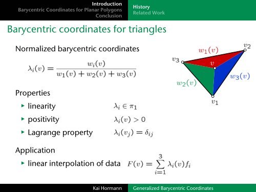 Generalized Barycentric Coordinates