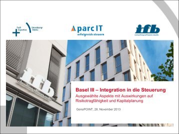 Basel III - Integration in die Steuerung