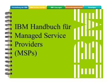 Handbuch für Managed Service Provider - IBM