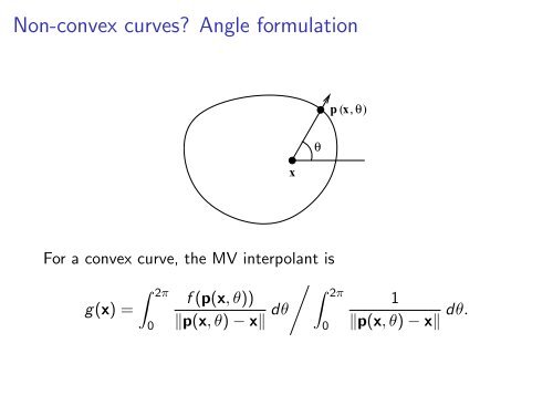 Barycentric coordinates and transfinite interpolation