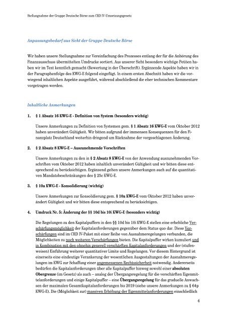 Stellungnahme CRD-IV Umsetzung.docx - Deutsche Börse AG