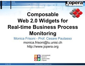 Composable Web 2.0 Widgets for Real-time Business Process ...