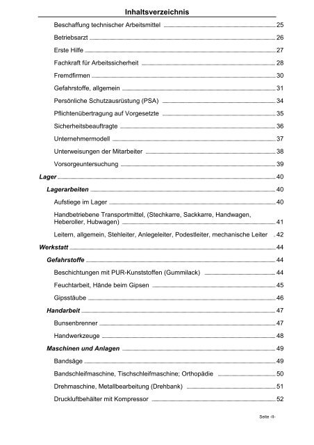 Gefährdungsbeurteilung - Die BG ETEM