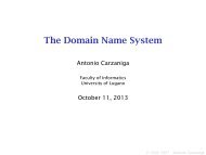 The Domain Name System - Faculty of Informatics