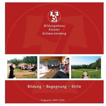 Bildung – Begegnung – Stille - infag