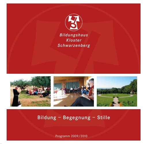 Bildung – Begegnung – Stille - infag