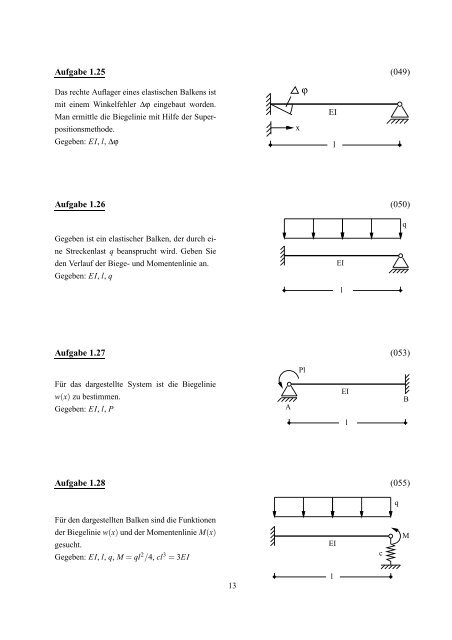 AUFGABEN TM II - Institut für Angewandte Mechanik