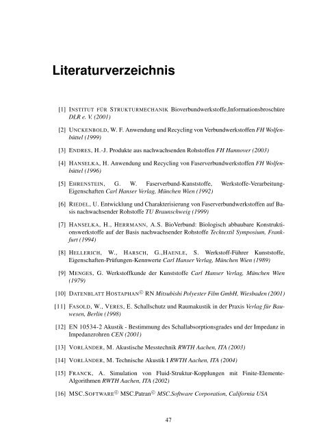 Theoretische und praktische Untersuchungen zur Akustik von ...