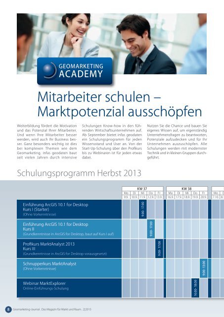 Geomarketing-Journal - infas GEOdaten