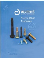 TAPTITE 2000 Thread-Rolling Fasteners for Metal
