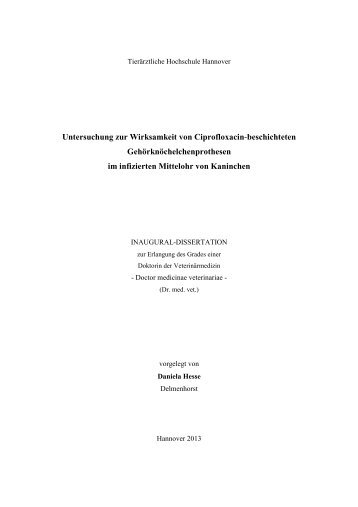 TiHo Bibliothek elib - Tierärztliche Hochschule Hannover