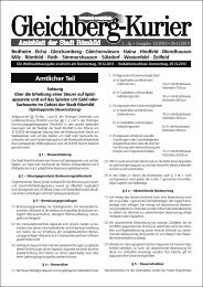 Gleichberg-Kurier der Stadt Römhild 12/2013