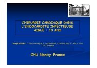 CHU Nancy-France - Infectiologie