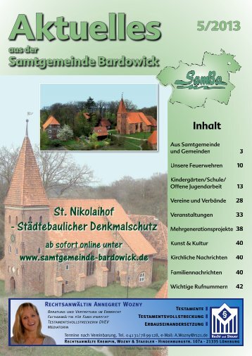 Ausgabe 05/2013 - Bardowick