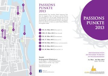 Passionspunkte 2013 - Christus- und Garnisonkirche Wilhelmshaven