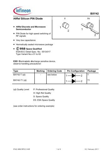 Datenblatt BXY42 - Infineon