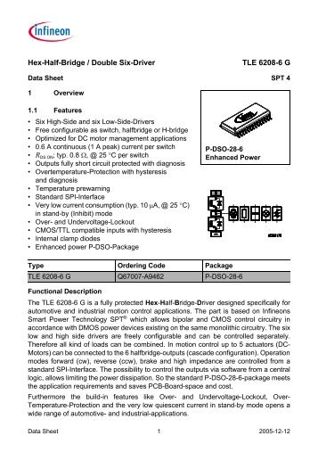 TLE 6208-6G - Infineon