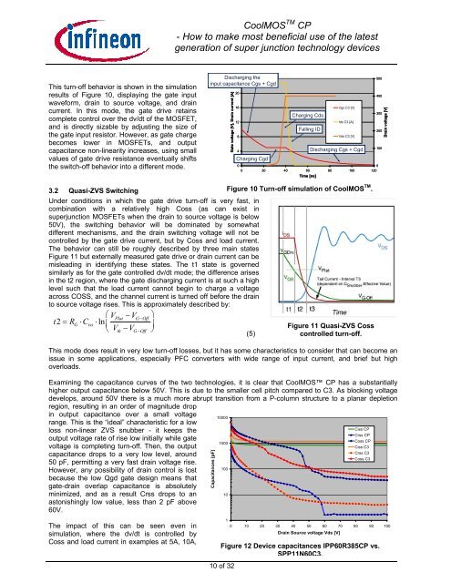 Application Note CoolMOS™ CP - Infineon