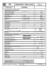 Datenblatt / Data sheet - Infineon