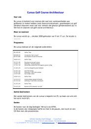 GCA cursus aankondiging Okt 2008.pdf - Infinite Variety Golf Design