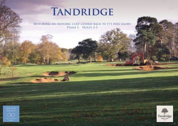 Tandridge course restoration phase I.pdf - Infinite Variety Golf Design