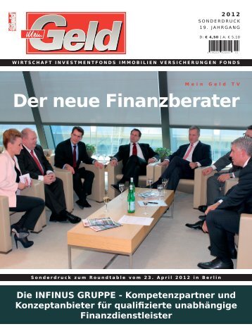 Mein Geld Sonderdruck 2012 - INFINUS AG - Ihr Kompetenz-Partner