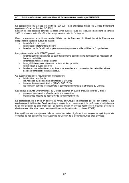 RAPPORT ANNUEL 2008 - Info-financiere.fr