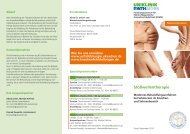 Flyer zur Stoßwellentherapie - Universitätsklinikum Aachen