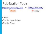 Publication Tools