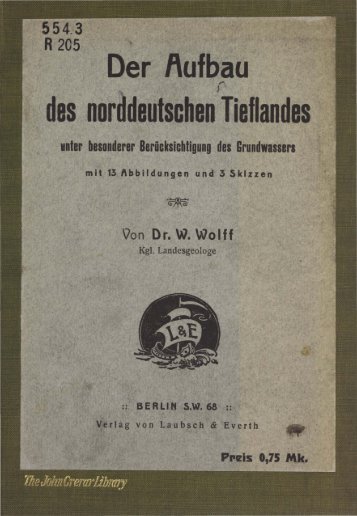 des norHdeutschen Tieflandes