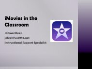 iMovies in the Classroom
