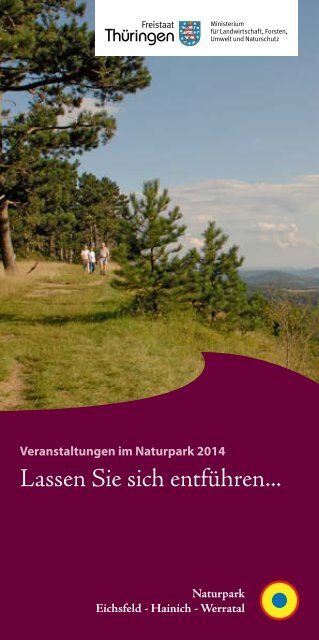 Broschüre mit Veranstaltungen (PDF) - Naturpark Eichsfeld-Hainich ...