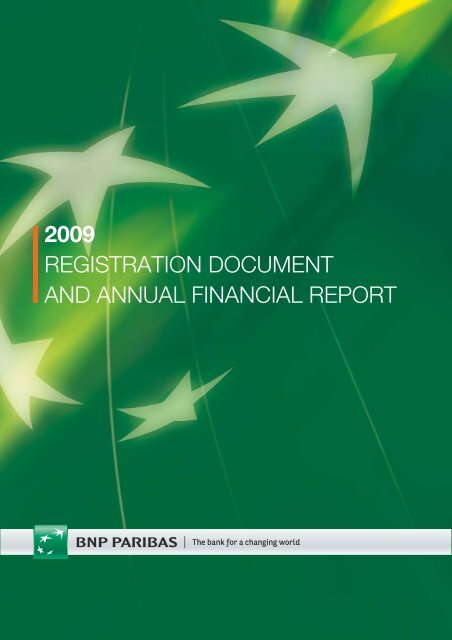 2009 Registration Document And Annual Financial Report Amf